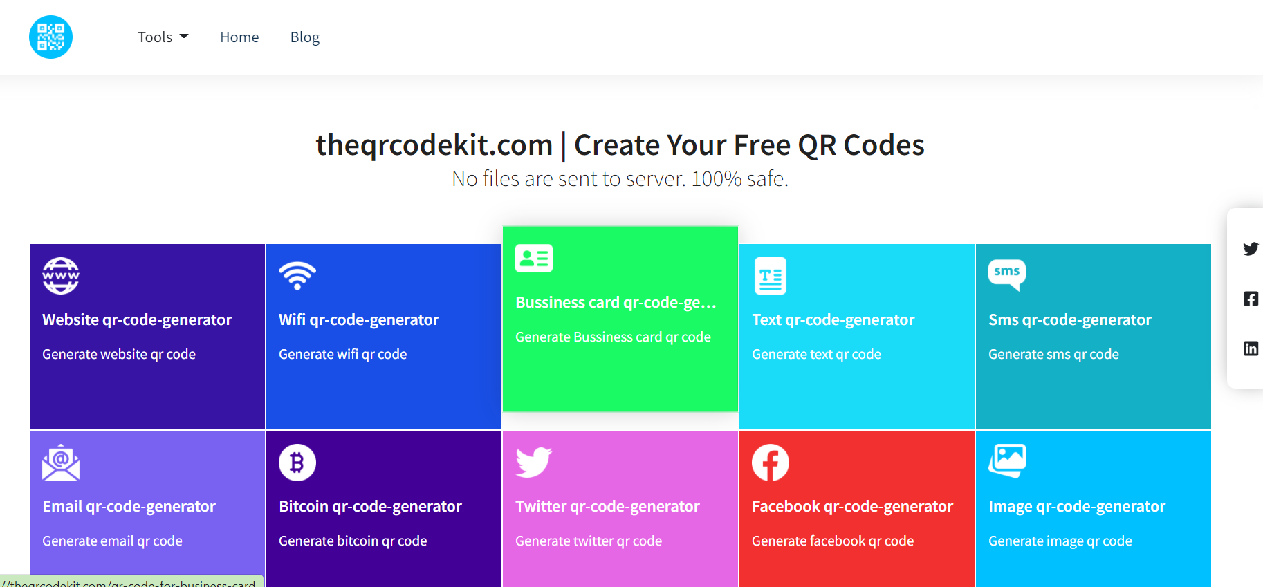 qr code for business card generator